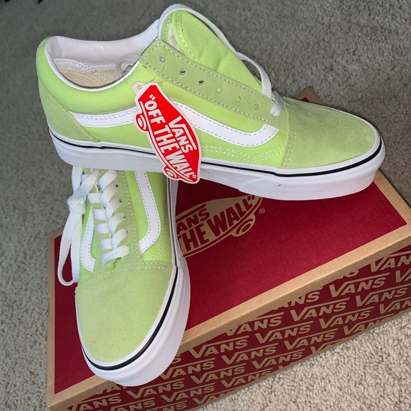 vans old skool sharp green